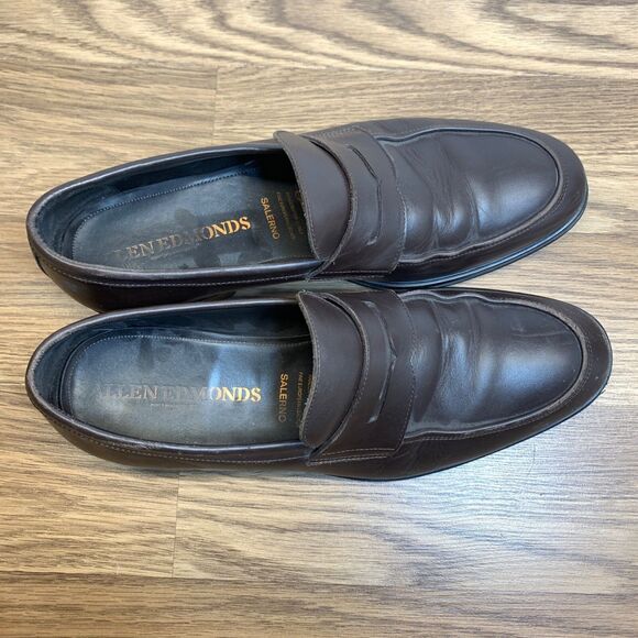 Allen Edmonds Salerno Penny Loafer - Size 9.5 D Men’s Brown Slip On main image 11